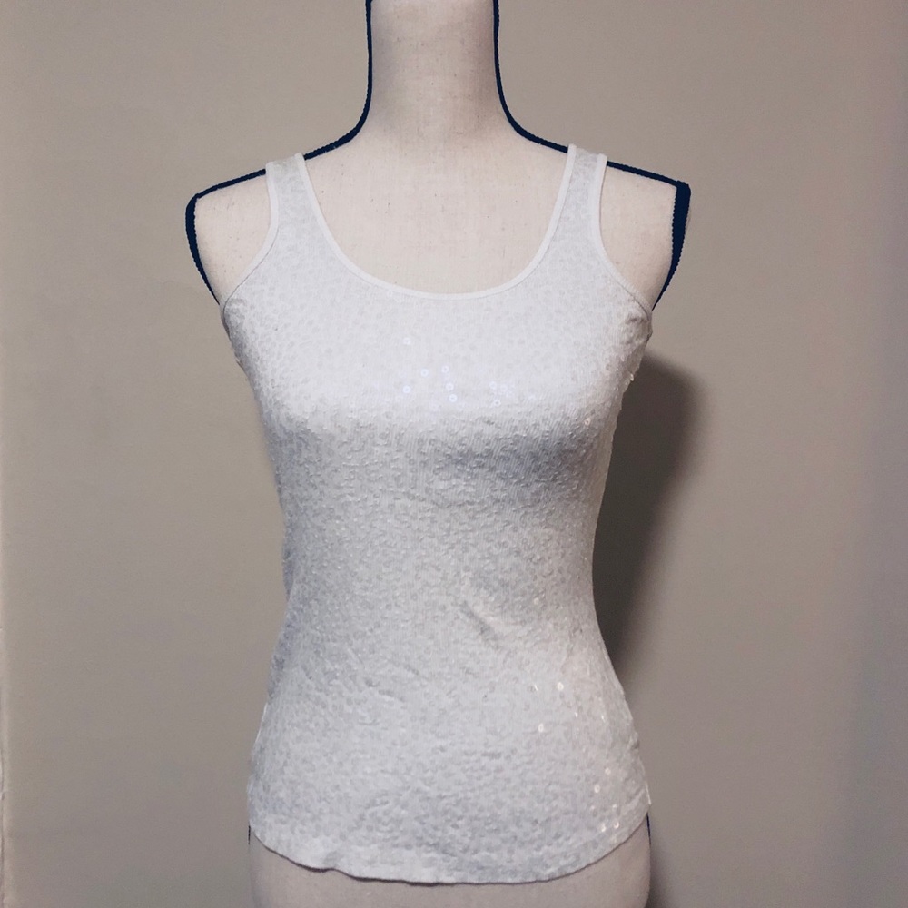 Express Sequin Front Tank